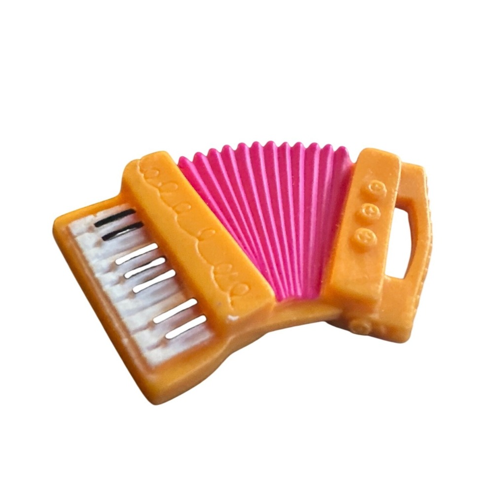 Doll Accordion Accessory Toys Orange Pink Miniature